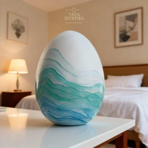 Celengan Telur Hias Aesthetic Blue - Dekorasi Rumah Aesthetic minimalis elegan