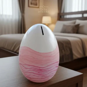 Celengan Telur Hias Aesthetic Pink - Dekorasi Rumah Aesthetic minimalis elegan